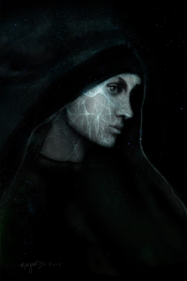 Mary Magdalene Visionary Spiritual Portrait #Visionaryart #Visionaryartspiritual #Visionaryartmystical #Spiritualartuniverse #Spiritualart #Margaretdill