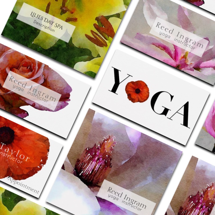 Watercolor Floral Botanicals Collection