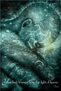 Contemplation- Visionary Spiritual Portrait of a person in contemplation in greens #Visionaryart #Visionaryartspiritual #Visionaryartmystical #Spiritualartuniverse #Spiritualart #Margaretdill