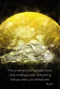 This universe is not outside of you-Spiritual Art by Margaret Dill