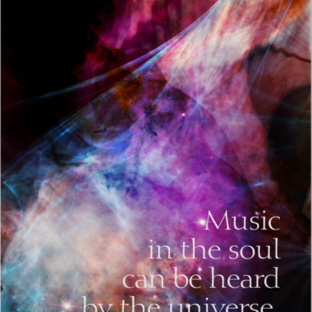 Music in the soul - Lao Tzu Quote- painting by margaret dill - #spiritualquotes #wordsofwisdom #Fractalart #Margaretdill #LaoTzuQuote