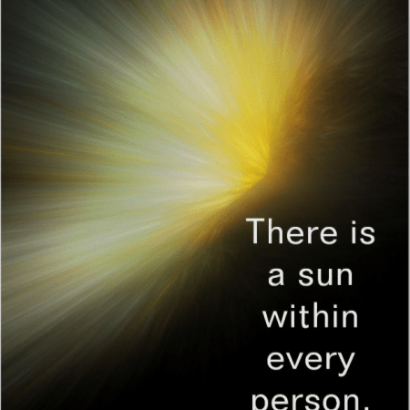 Spiritual Quote-There is a sun within every person. Rumi painting by margaret dill #wordsofwisdom #spiritualquotes #positivequotes #Rumi #margaretdill